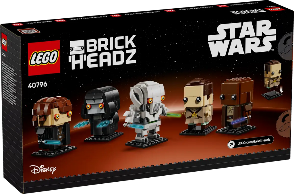 LEGO BrickHeadz: Star Wars 40796 Revenge of the Sith Heroes & Villains product image 2, provided for visual reference and