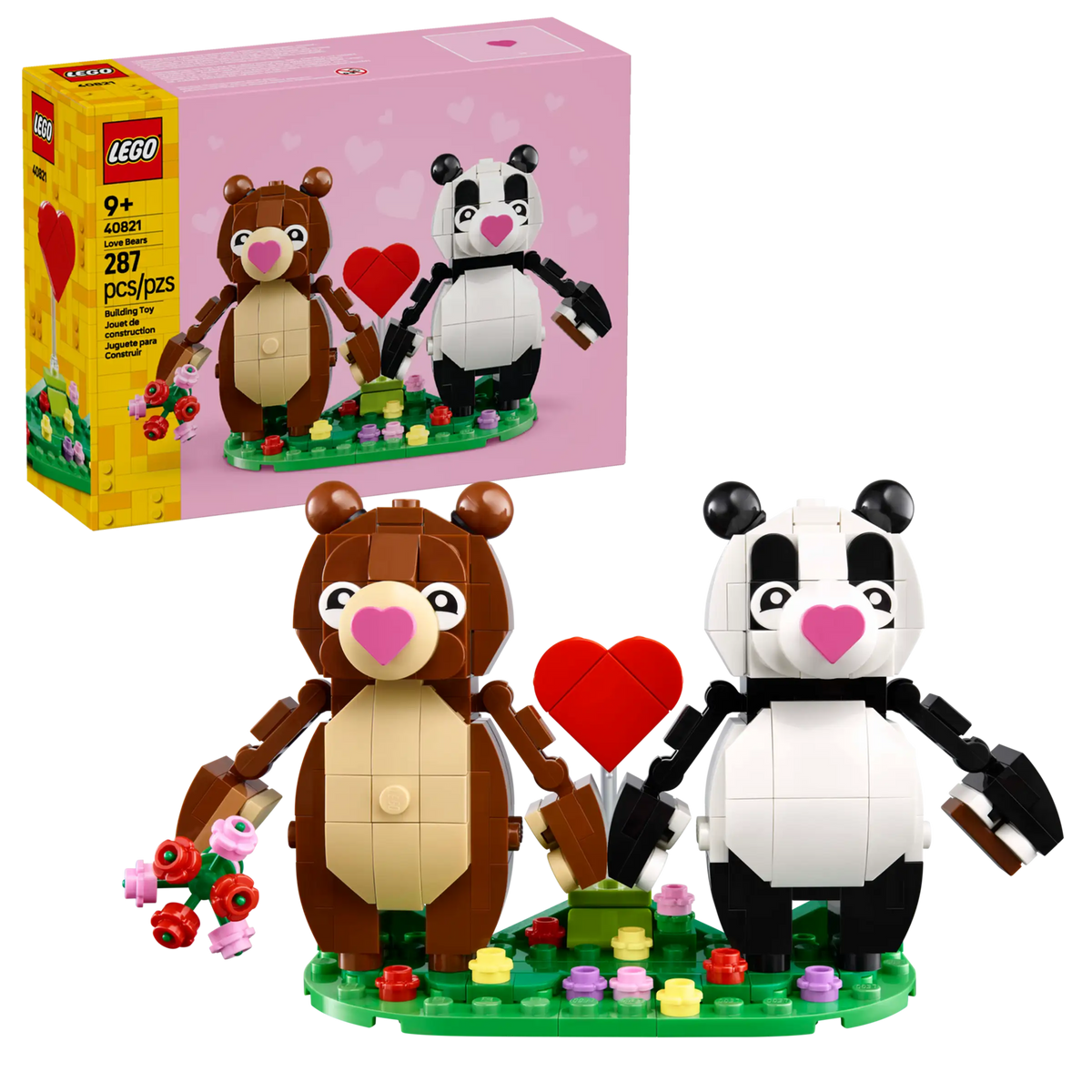 LEGO 40821 Love Bears product image 1, provided for visual reference and product detail review