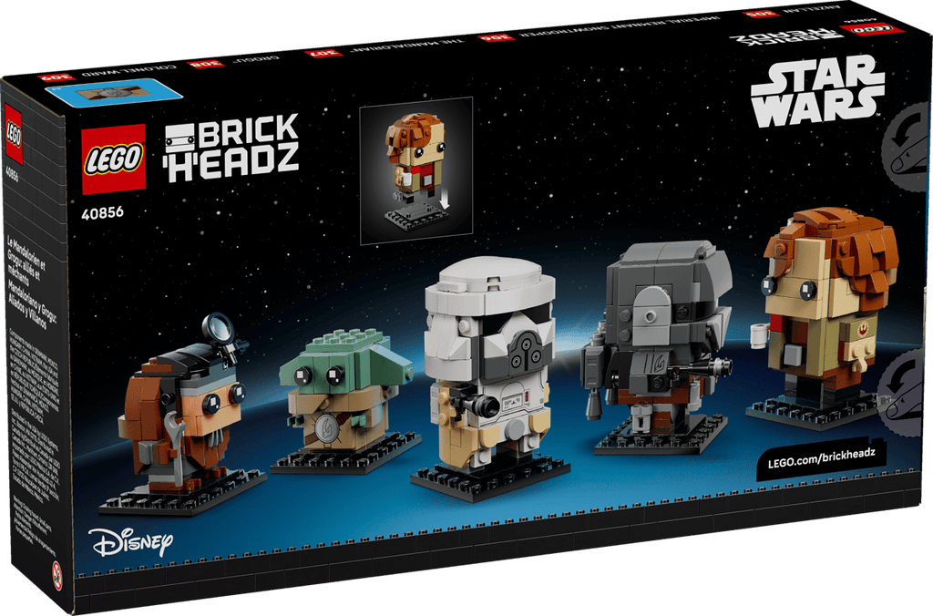 LEGO BrickHeadz 40856 The Mandalorian and Grogu: Allies & Villains product image 2, provided for visual reference and