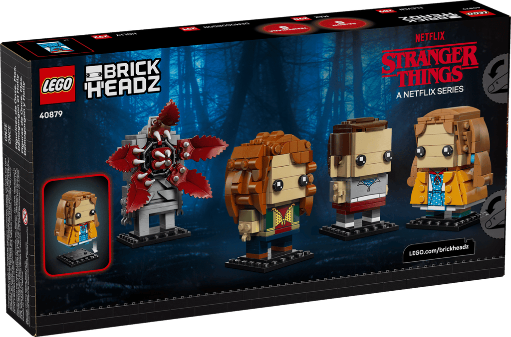 LEGO BrickHeadz 40879 Eleven, Max, Demogorgon and Holly Figures product image 2, provided for visual reference and product