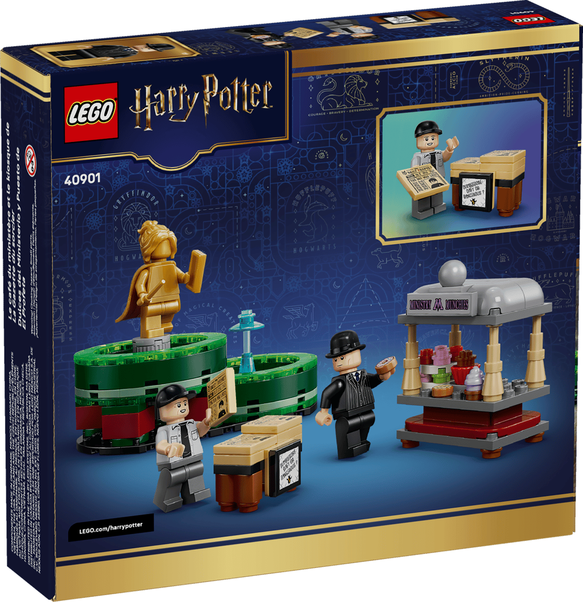 LEGO Harry Potter 40901 Ministry Munchies & The Daily Prophet Stands product image 2, provided for visual reference and