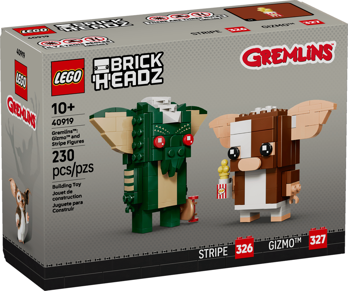 LEGO BrickHeadz 40919 Gremlins Gizmo™ and Stripe Figures product image 2, provided for visual reference and product detail