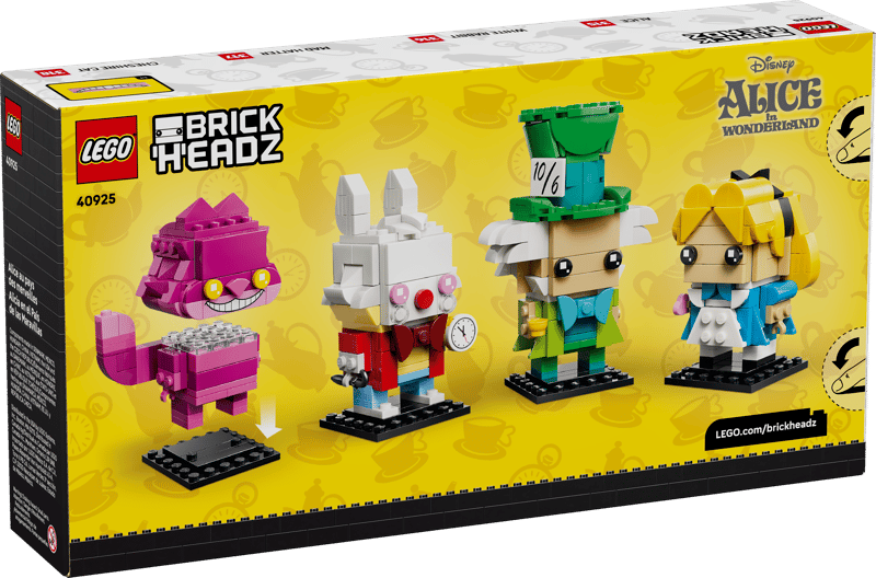 LEGO BrickHeadz 40925 Disney Alice in Wonderland product image 2, provided for visual reference and product detail review