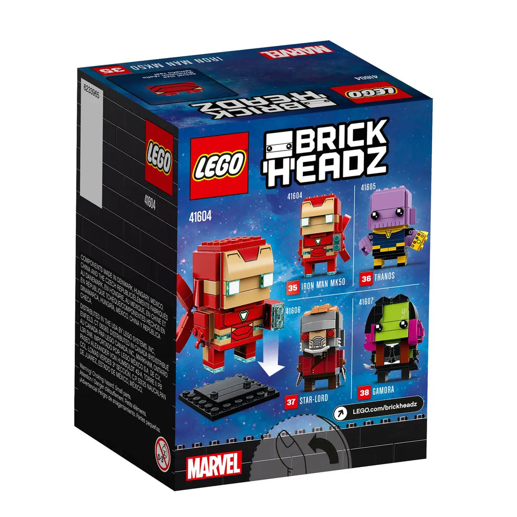 LEGO BrickHeadz: Marvel 41604 Iron Man MK50 product image 2, provided for visual reference and product detail review