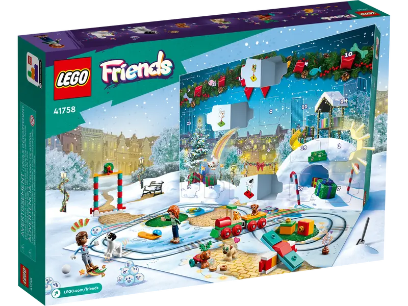 LEGO® Friends Advent Calendar 2023 41758 product image 3, provided for visual reference and product detail review