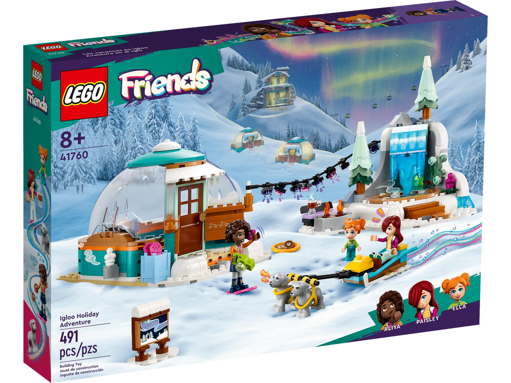 LEGO Friends 41760 Igloo Holiday Adventure product image 1, provided for visual reference and product detail review