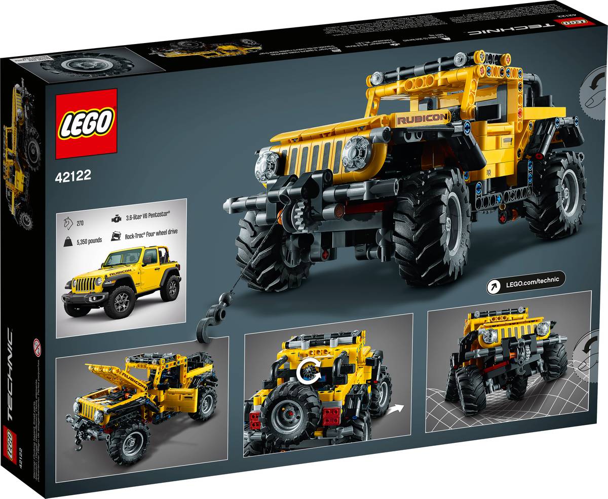 LEGO Technic 42122 Jeep Wrangler product image 2, provided for visual reference and product detail review