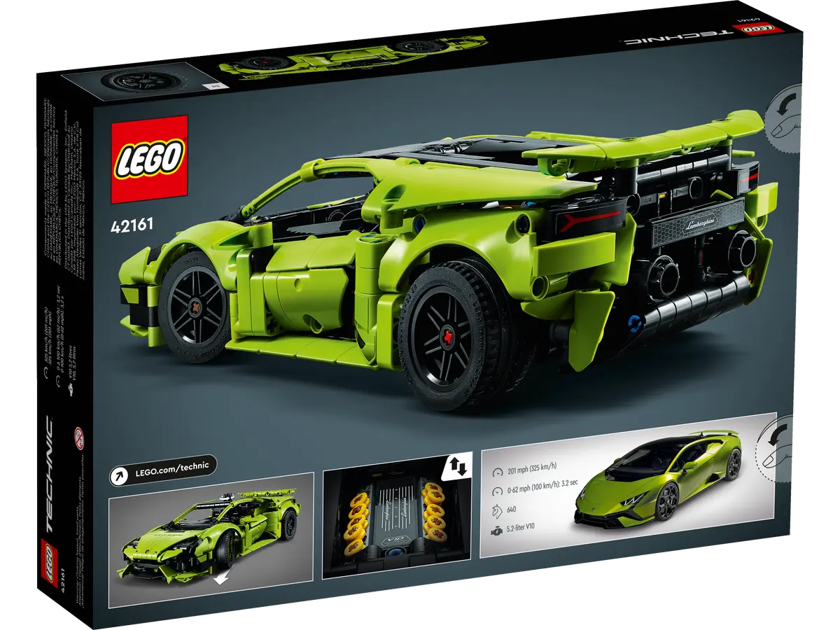 LEGO Technic 42161 Lamborghini Huracán Tecnica product image 2, provided for visual reference and product detail review
