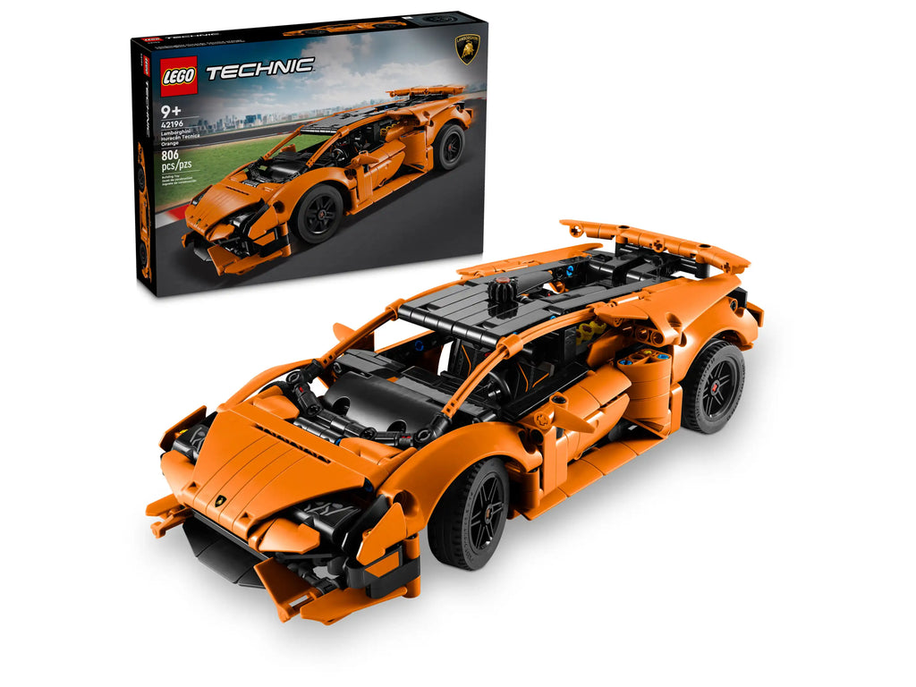 LEGO Technic 42196 Lamborghini Huracán Tecnica Orange product image 1, provided for visual reference and product detail