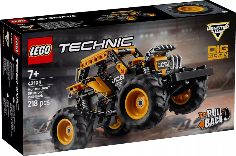 LEGO Technic 42199 Monster Jam DIGatron Pull-Back product image 1, provided for visual reference and product detail review