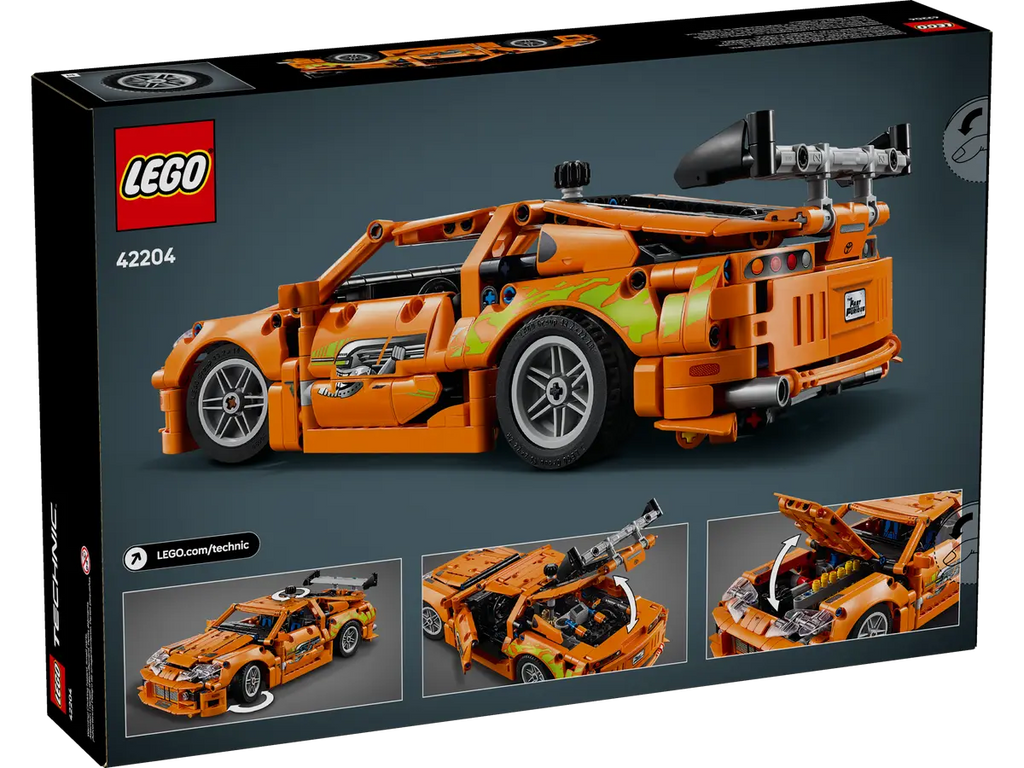 LEGO Technic 42204 Fast and Furious Toyota Supra MK4 product image 2, provided for visual reference and product detail review