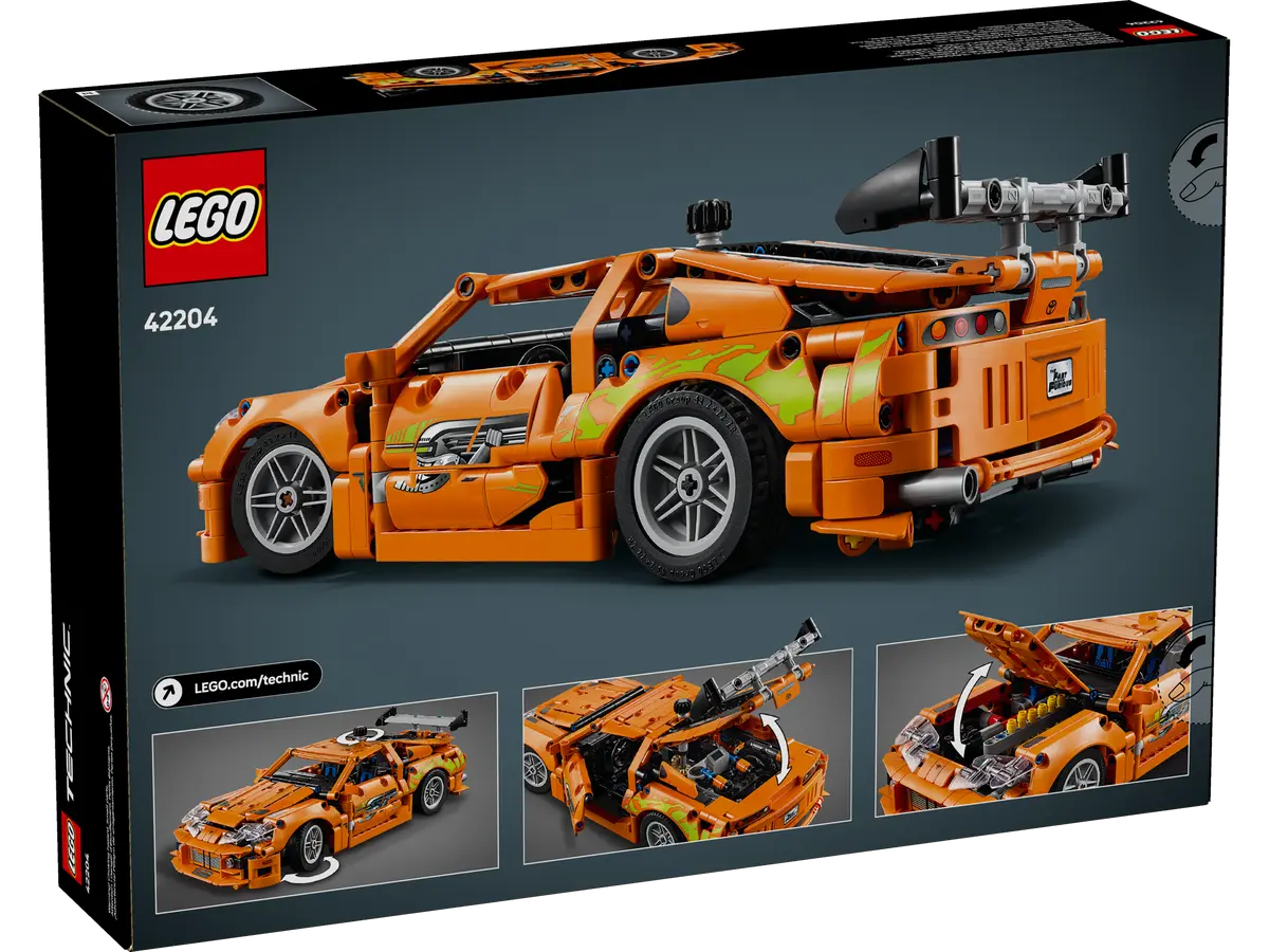 LEGO Technic 42204 Fast and Furious Toyota Supra MK4 product image 2, provided for visual reference and product detail review