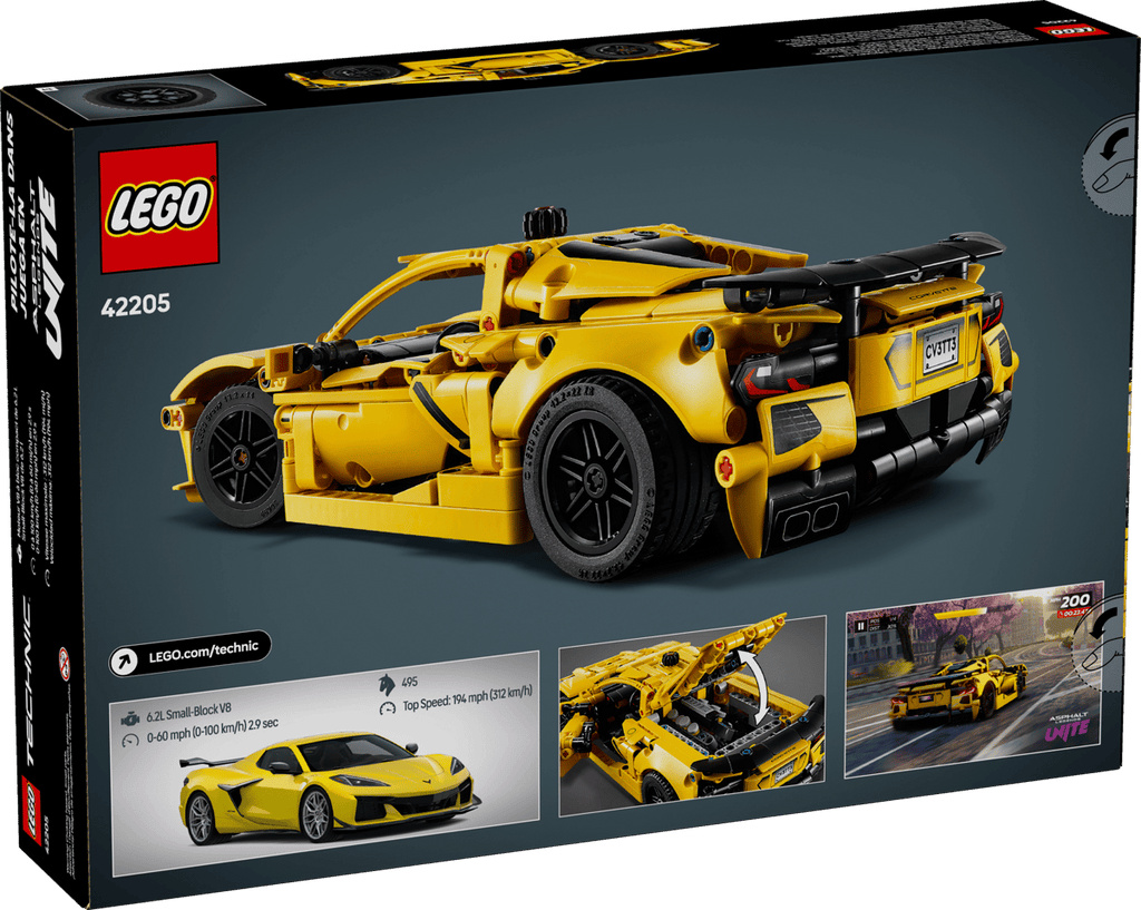 LEGO Technic 42205 Chevrolet Corvette Stingray product image 2, provided for visual reference and product detail review