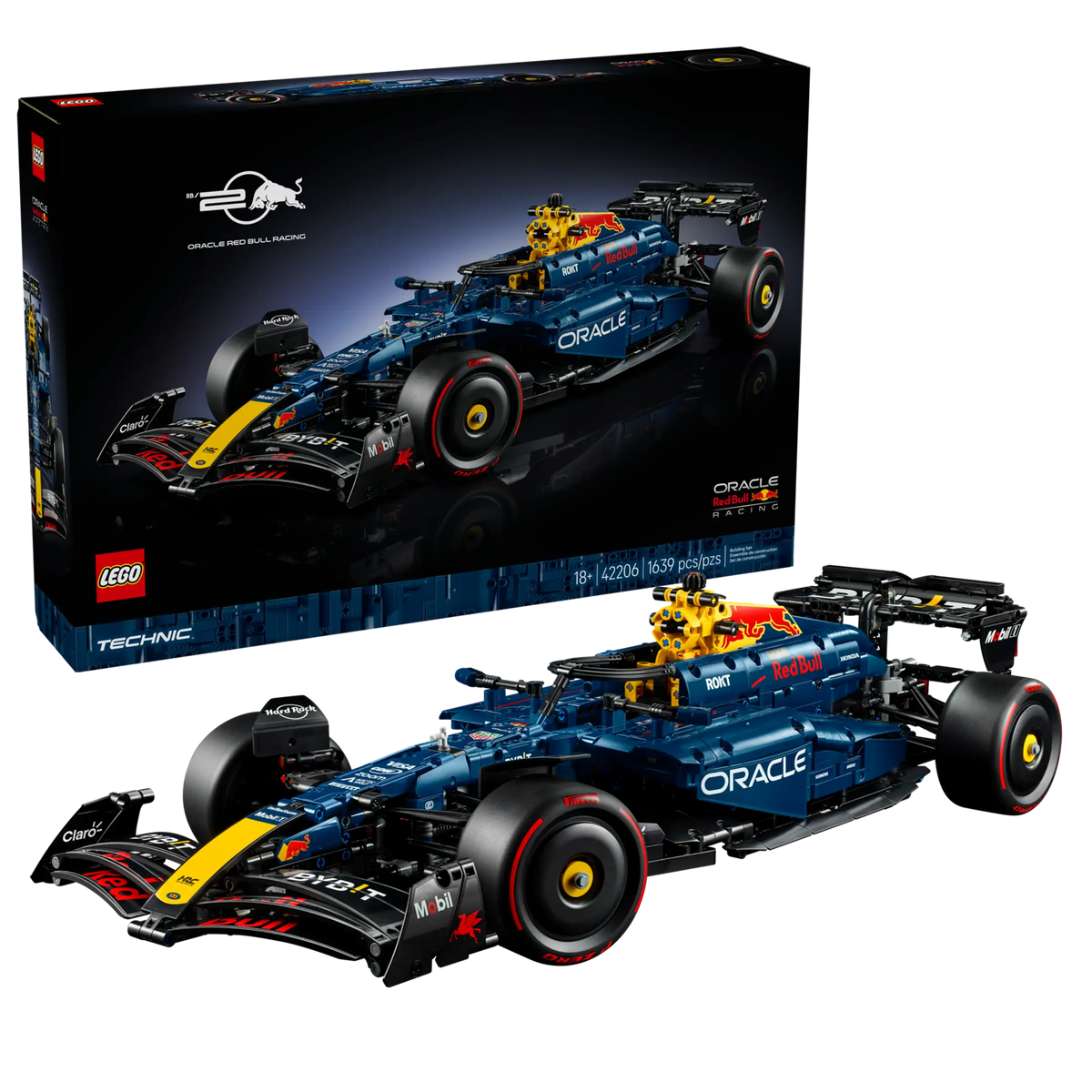 LEGO Technic 42206 Oracle Red Bull Racing RB20 F1 Car product image 1, provided for visual reference and product detail