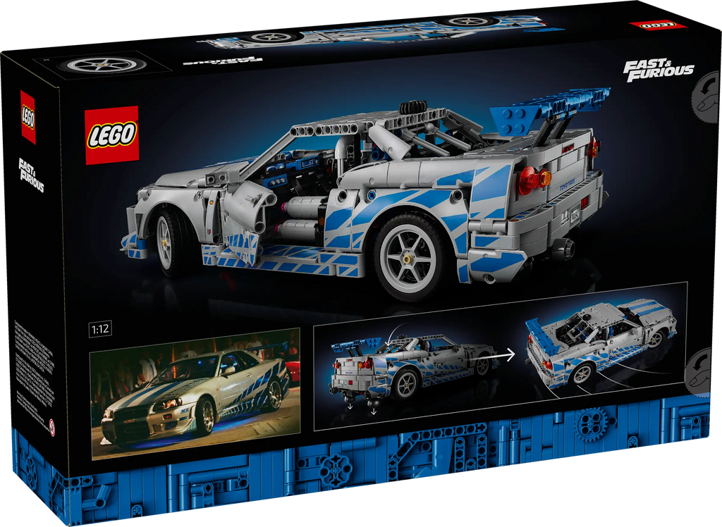 LEGO Technic 42210 2 Fast 2 Furious Nissan Skyline GT-R (R34) Car product image 2, provided for visual reference and product