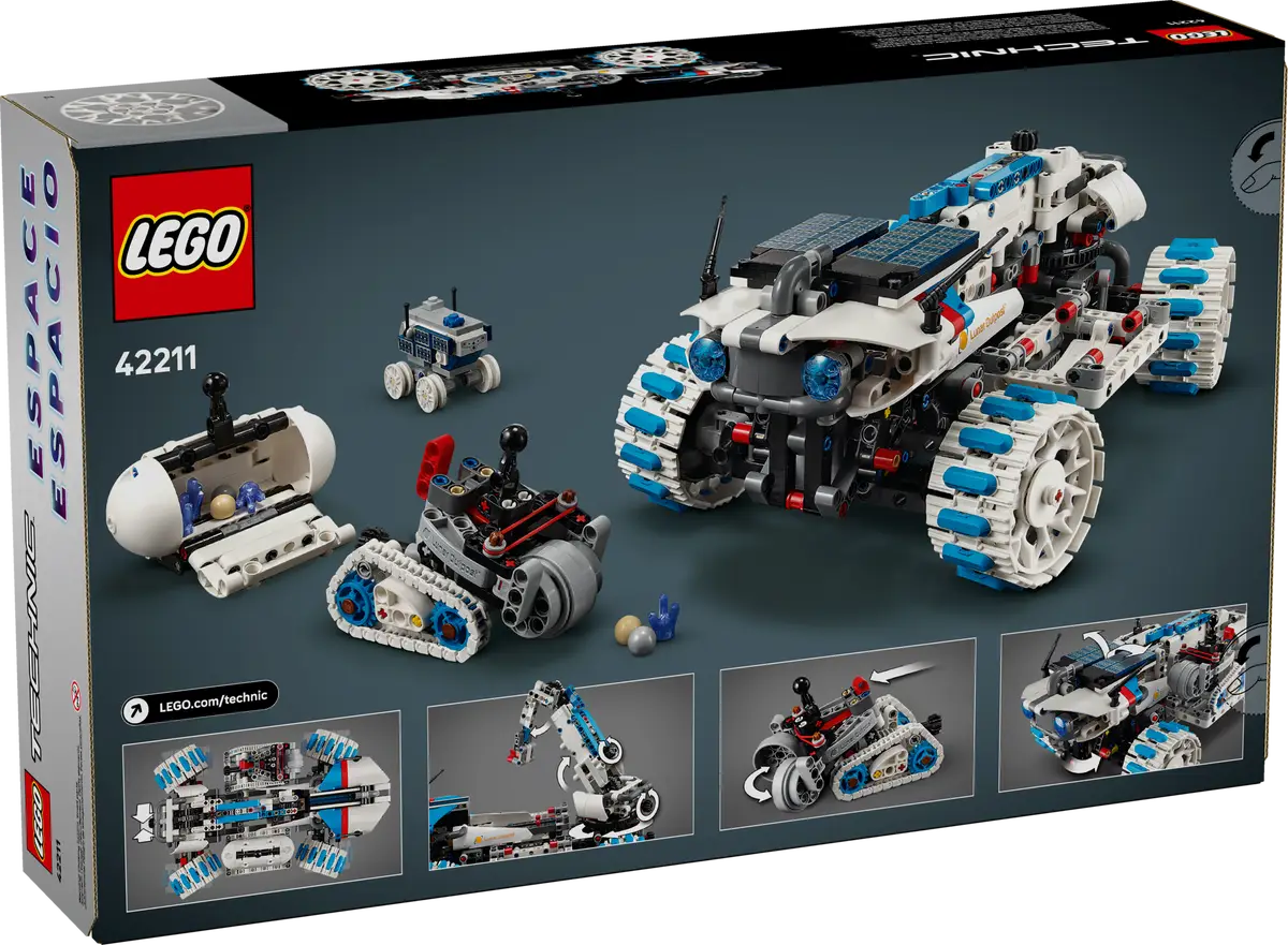 LEGO Technic 42211 Lunar Outpost Moon Rover product image 2, provided for visual reference and product detail review