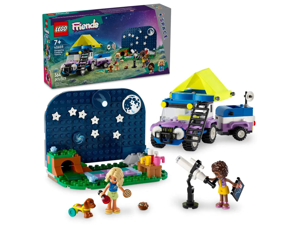 LEGO Friends 42603 Stargazing Camping Vehicle product image 1, provided for visual reference and product detail review