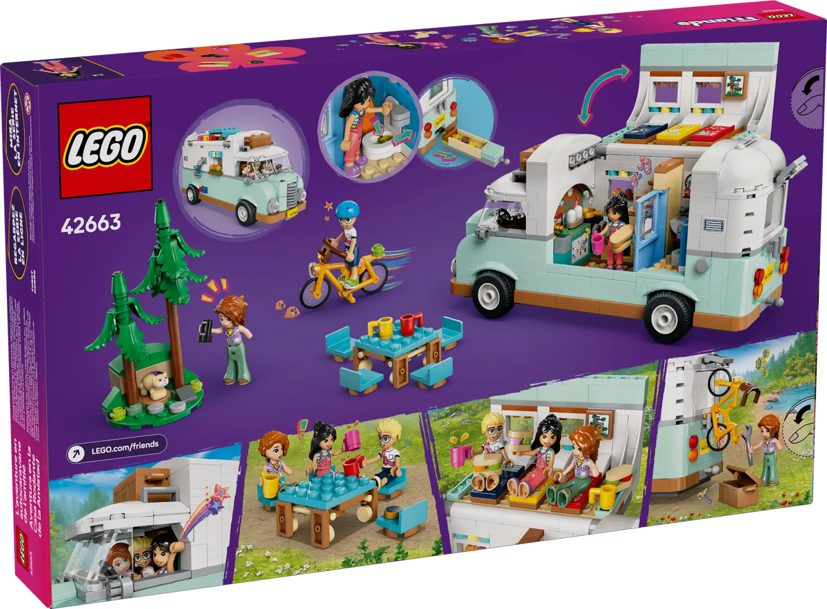 LEGO Friends 42663 Friendship Camper Van Adventure product image 2, provided for visual reference and product detail review