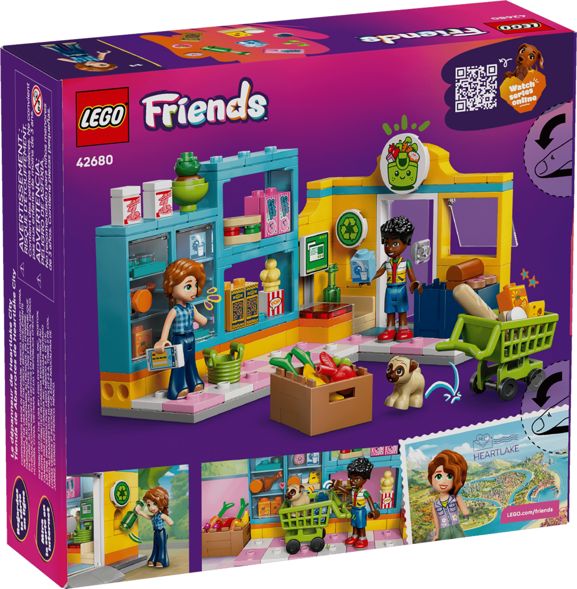 LEGO Friends 42680 Heartlake City Convenience Store product image 2, provided for visual reference and product detail review
