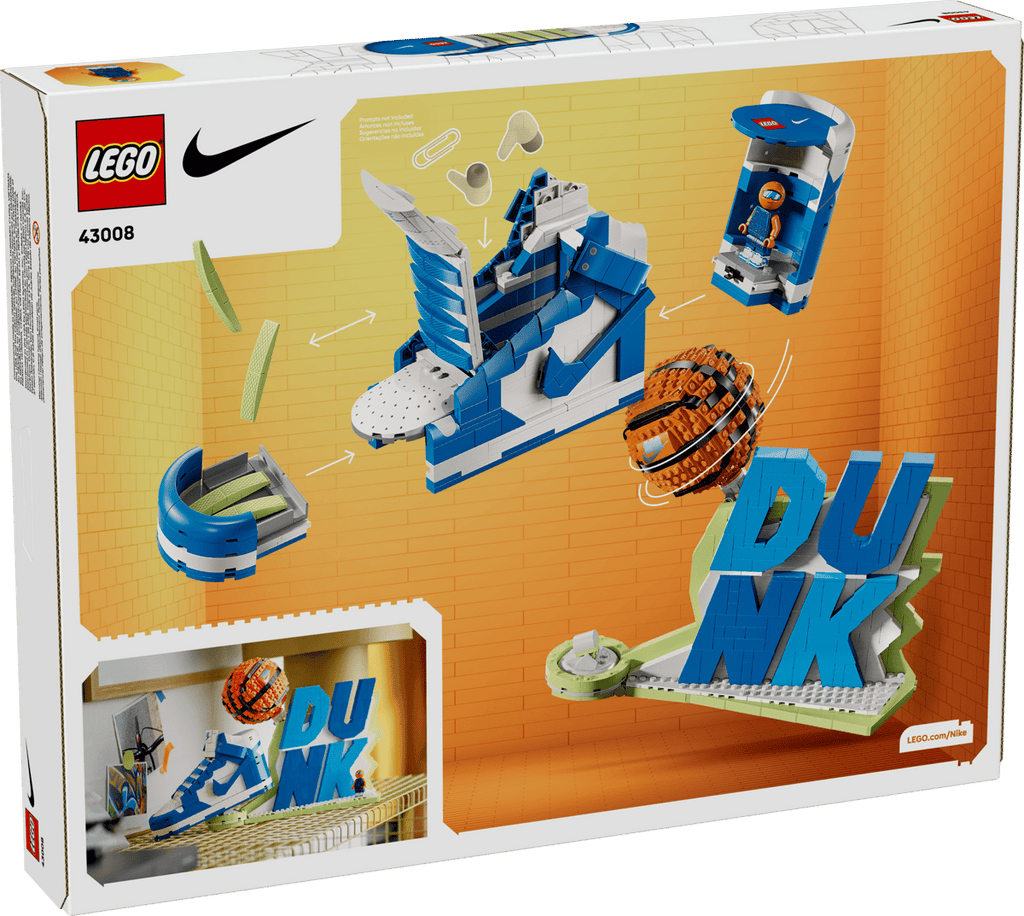 LEGO 43008 Nike Dunk product image 2, provided for visual reference and product detail review