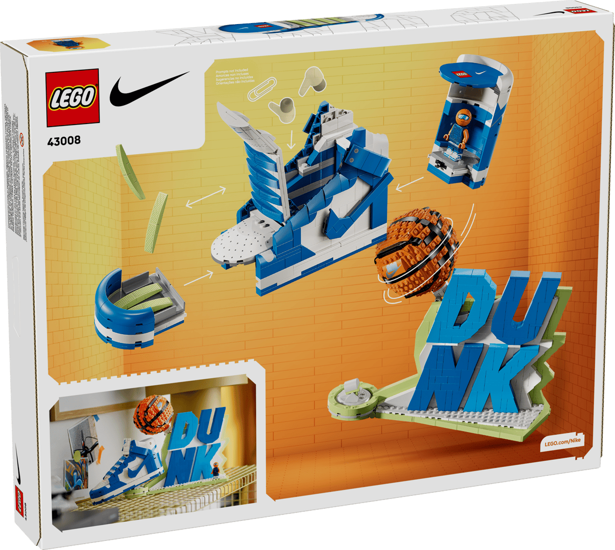 LEGO 43008 Nike Dunk product image 2, provided for visual reference and product detail review