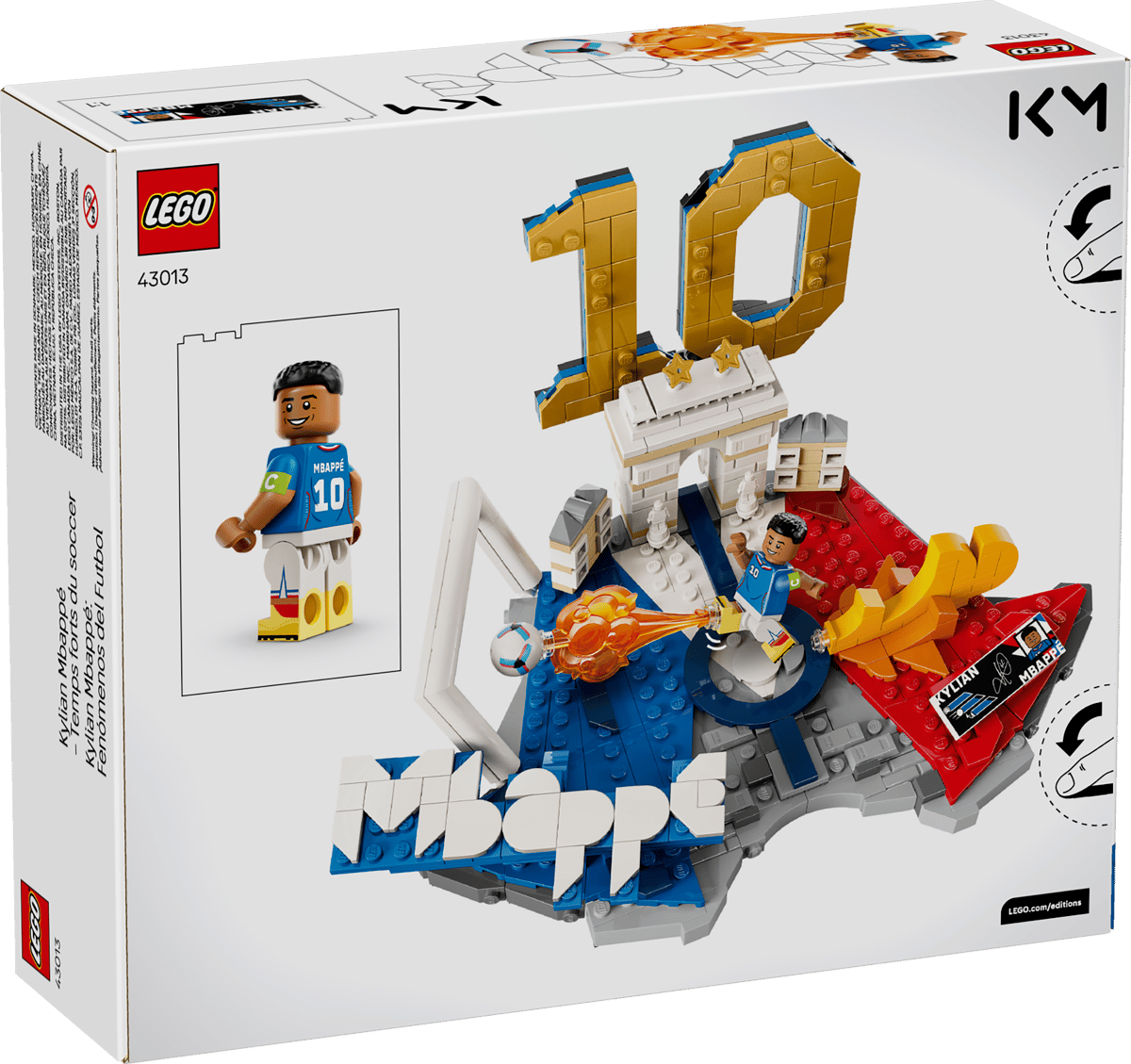 LEGO Editions 43013 Kylian Mbappé – Soccer Highlights product image 2, provided for visual reference and product detail
