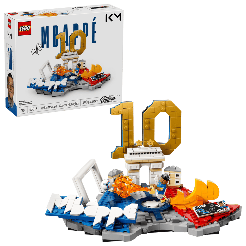 LEGO Editions 43013 Kylian Mbappé – Soccer Highlights product image 1, provided for visual reference and product detail
