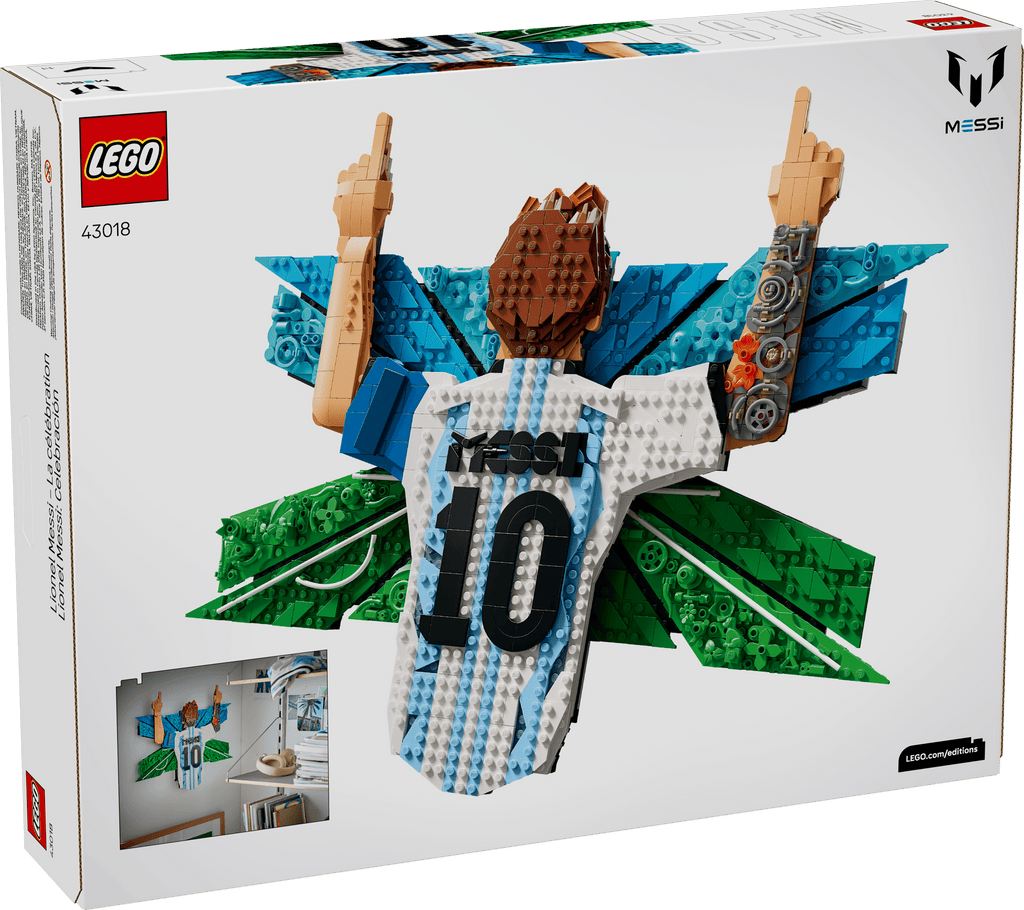 LEGO Editions 43018 Lionel Messi - Celebration product image 2, provided for visual reference and product detail review