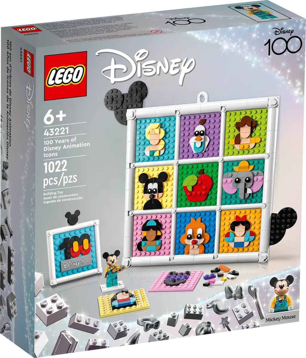 LEGO Disney 43221 100 Years of Disney Animation Icons product image 1, provided for visual reference and product detail