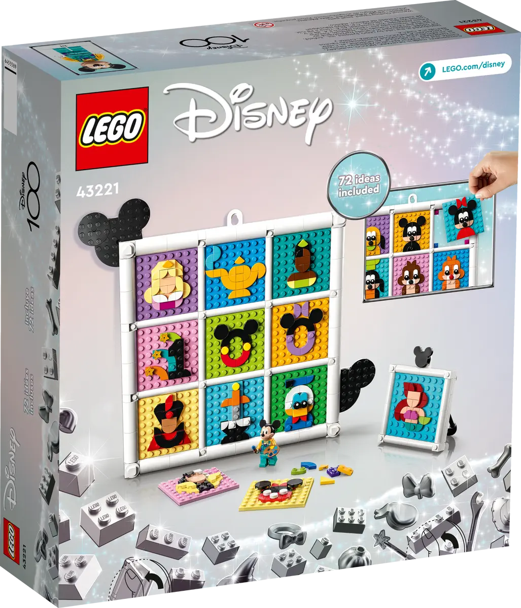 LEGO Disney 43221 100 Years of Disney Animation Icons product image 2, provided for visual reference and product detail
