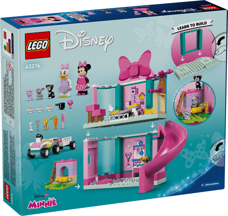 LEGO Disney 43274 Mickey and Friends Minnie’s Pet Hotel product image 2, provided for visual reference and product detail
