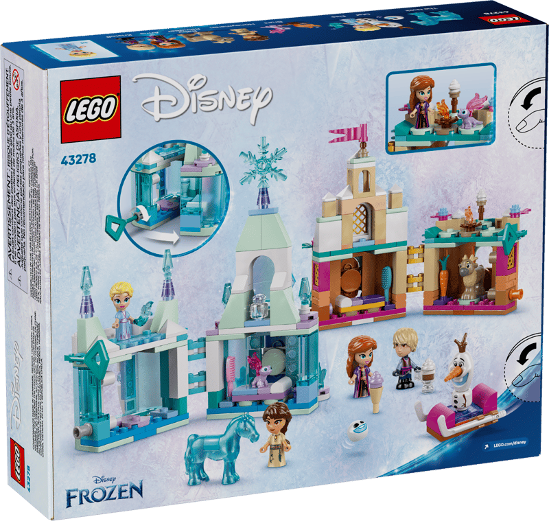 LEGO Disney 43278 Frozen Mini Arendelle Castle & Elsa's Ice Palace product image 2, provided for visual reference and