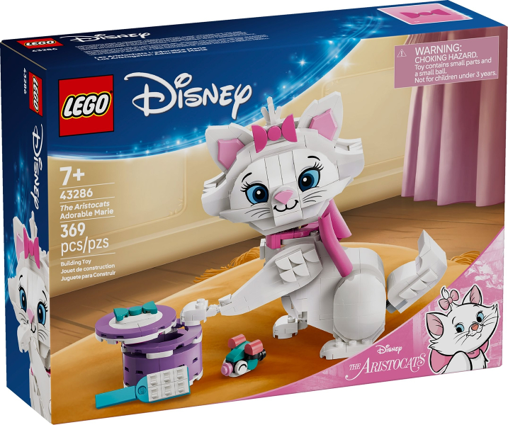 LEGO Disney 43286 The Aristocats Adorable Marie product image 1, provided for visual reference and product detail review