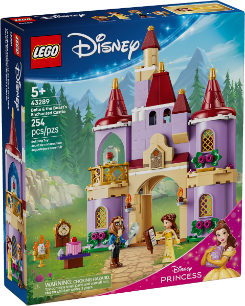 LEGO Disney 43289 Belle & the Beast's Enchanted Castle product image 1, provided for visual reference and product detail