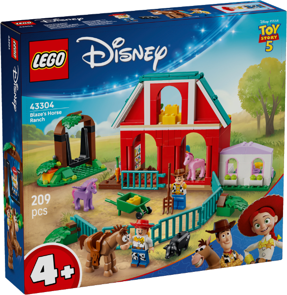 LEGO Disney 43304 Toy Story 5 Blaze's Horse Ranch product image 1, provided for visual reference and product detail review