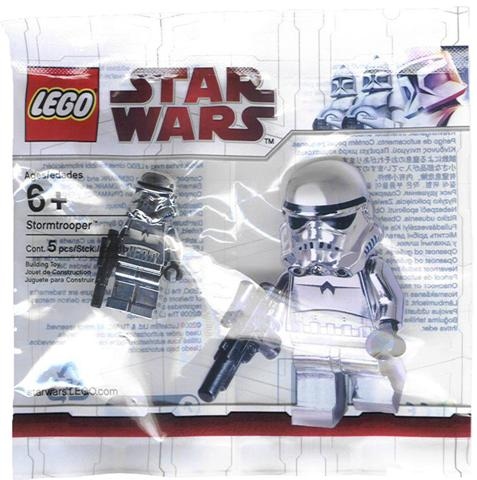 LEGO Star Wars 2853590 Chrome Stormtrooper Polybag product image 1, provided for visual reference and product detail review