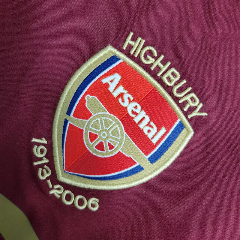 Retro Arsenal Jersey 2005/06 Home Long Sleeves Football product image 2