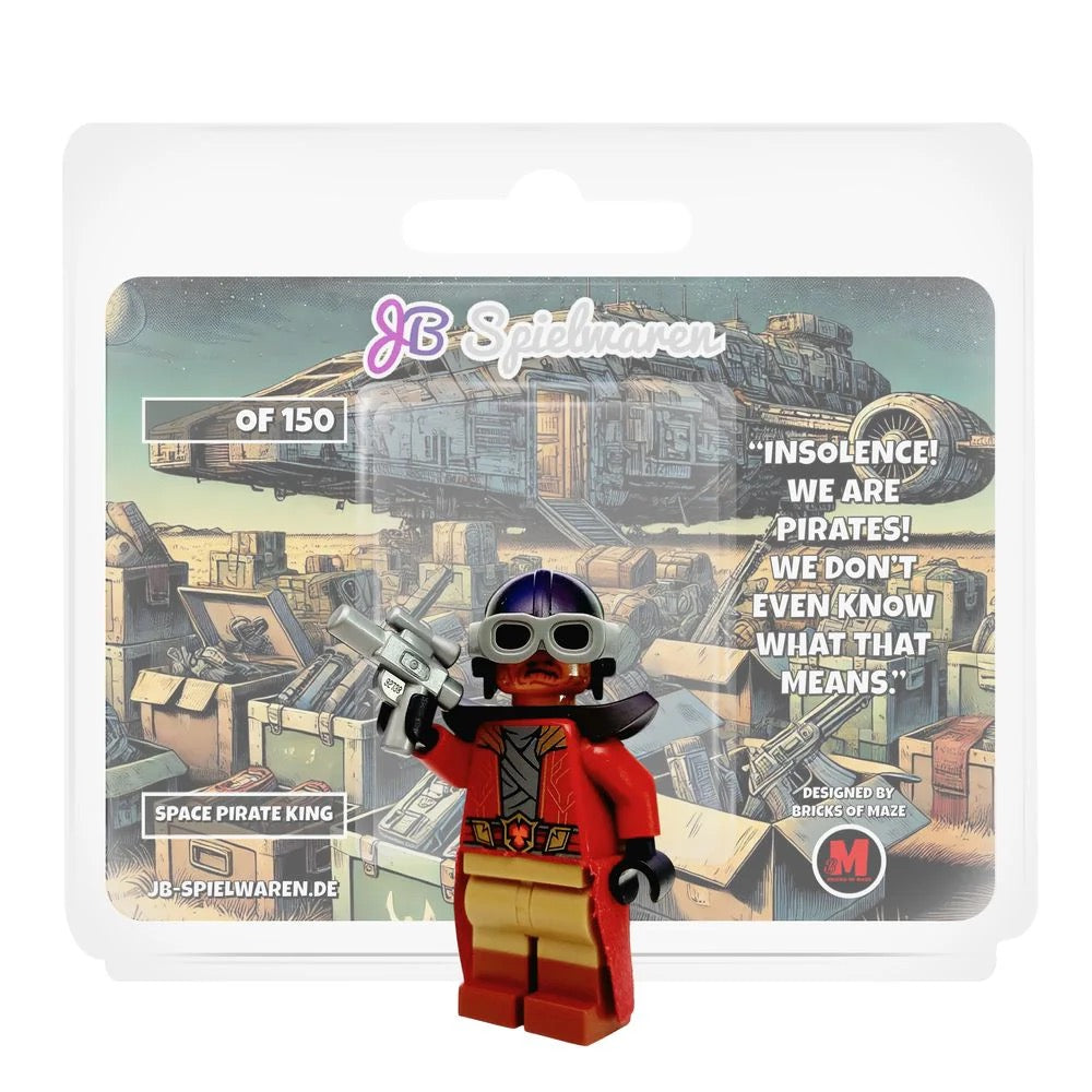 Space Pirate King Custom Minifigure Designed by Bricks of Maze product image 1, provided for visual reference and product
