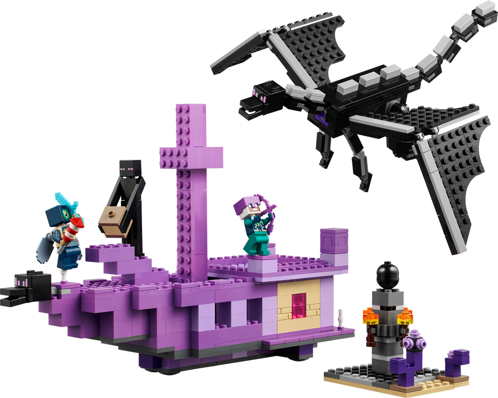 21264 The Ender Dragon and End Ship product image 3, provided for visual reference and product detail review
