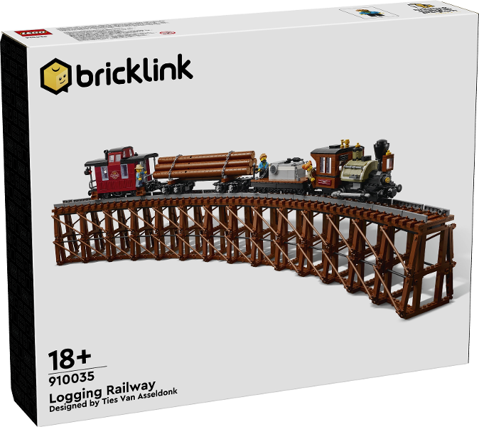 910035 Logging Railway (Bricklink Designer Program) product image 3, provided for visual reference and product detail review