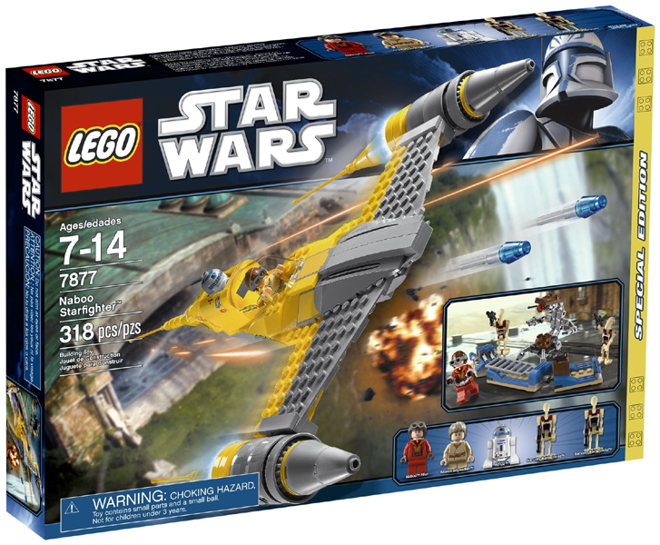 7877 Naboo Starfighter product image 1, provided for visual reference and product detail review