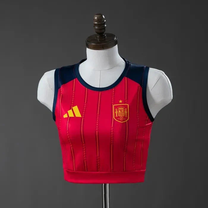 Women Spain Home Vest 2026 World Cup Football Kit Soccer product image 1
