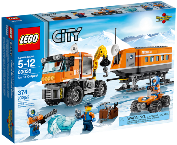 LEGO City 60035 Arctic Outpost product image 1, provided for visual reference and product detail review