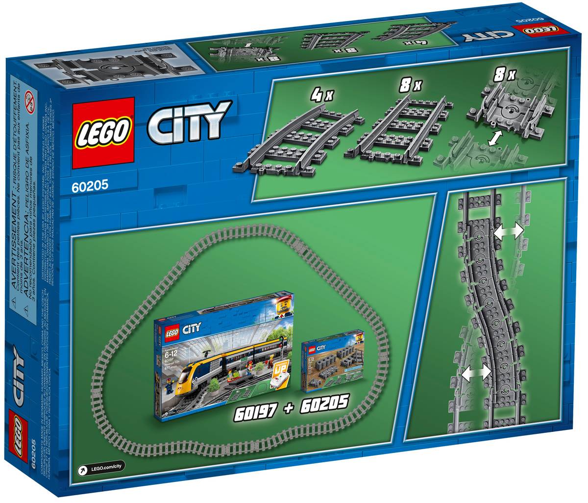 LEGO City 60205 Tracks product image 2, provided for visual reference and product detail review