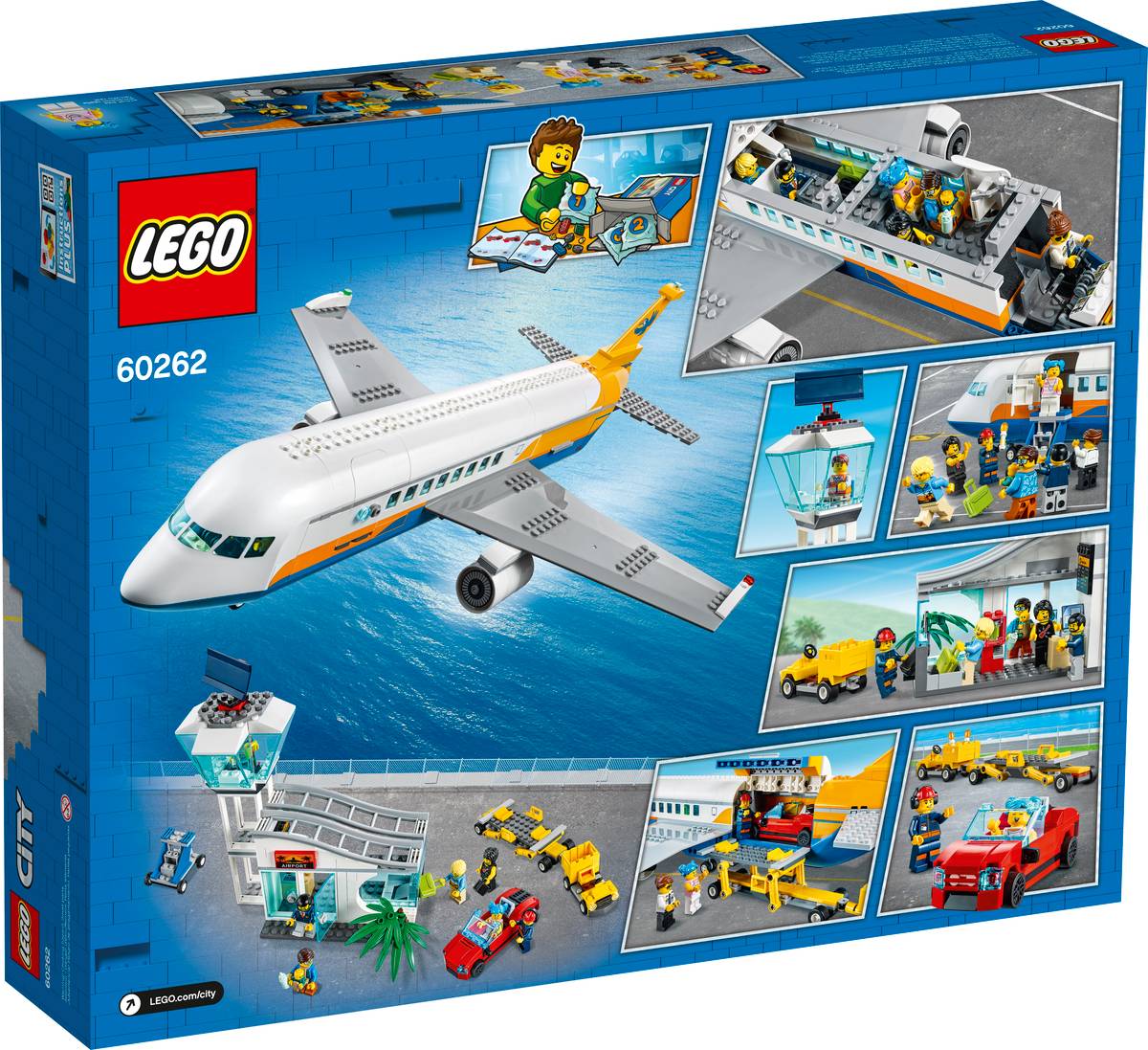 LEGO City 60262 Passenger Airplane product image 2, provided for visual reference and product detail review