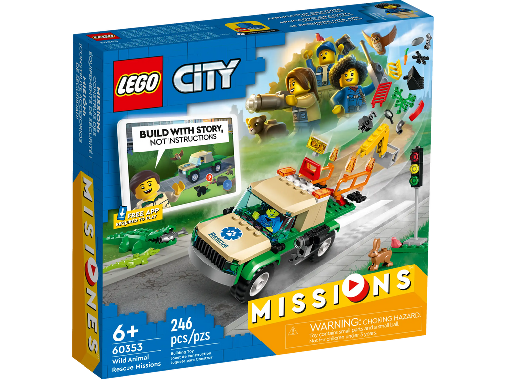 LEGO City 60353 Wild Animal Rescue Missions product image 1, provided for visual reference and product detail review