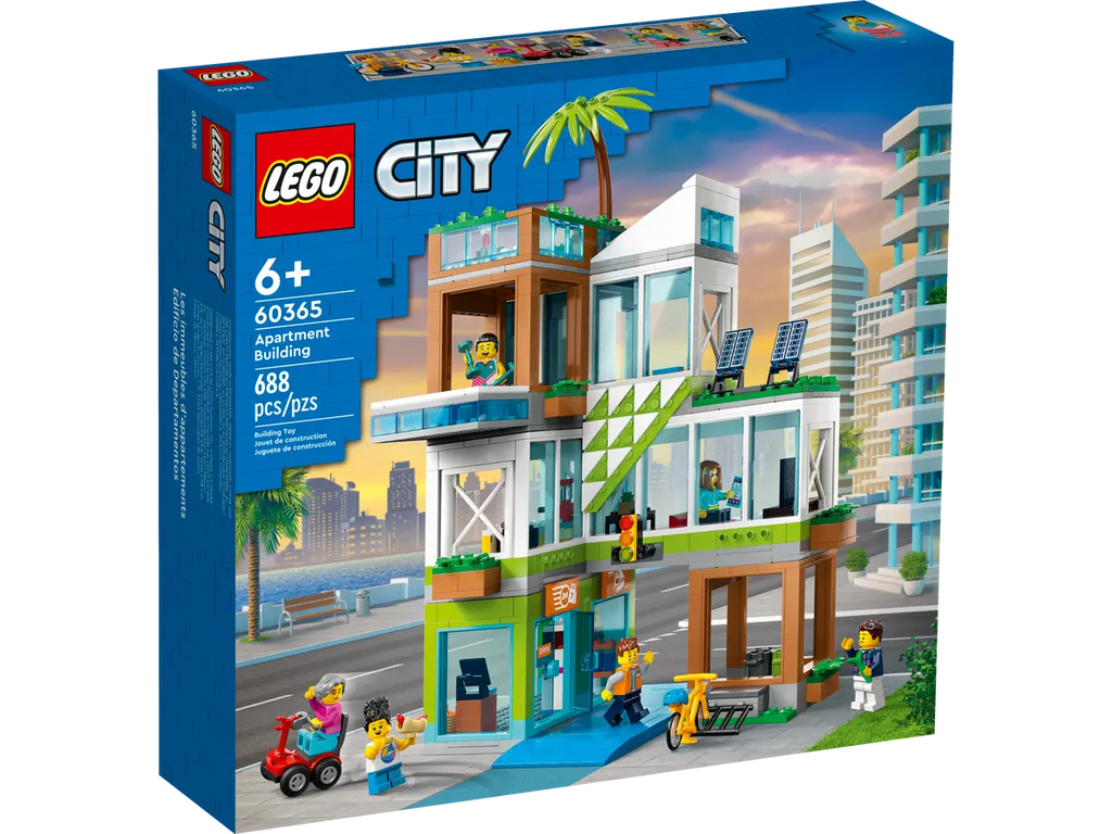 LEGO City 60365 Apartment Building product image 1, provided for visual reference and product detail review