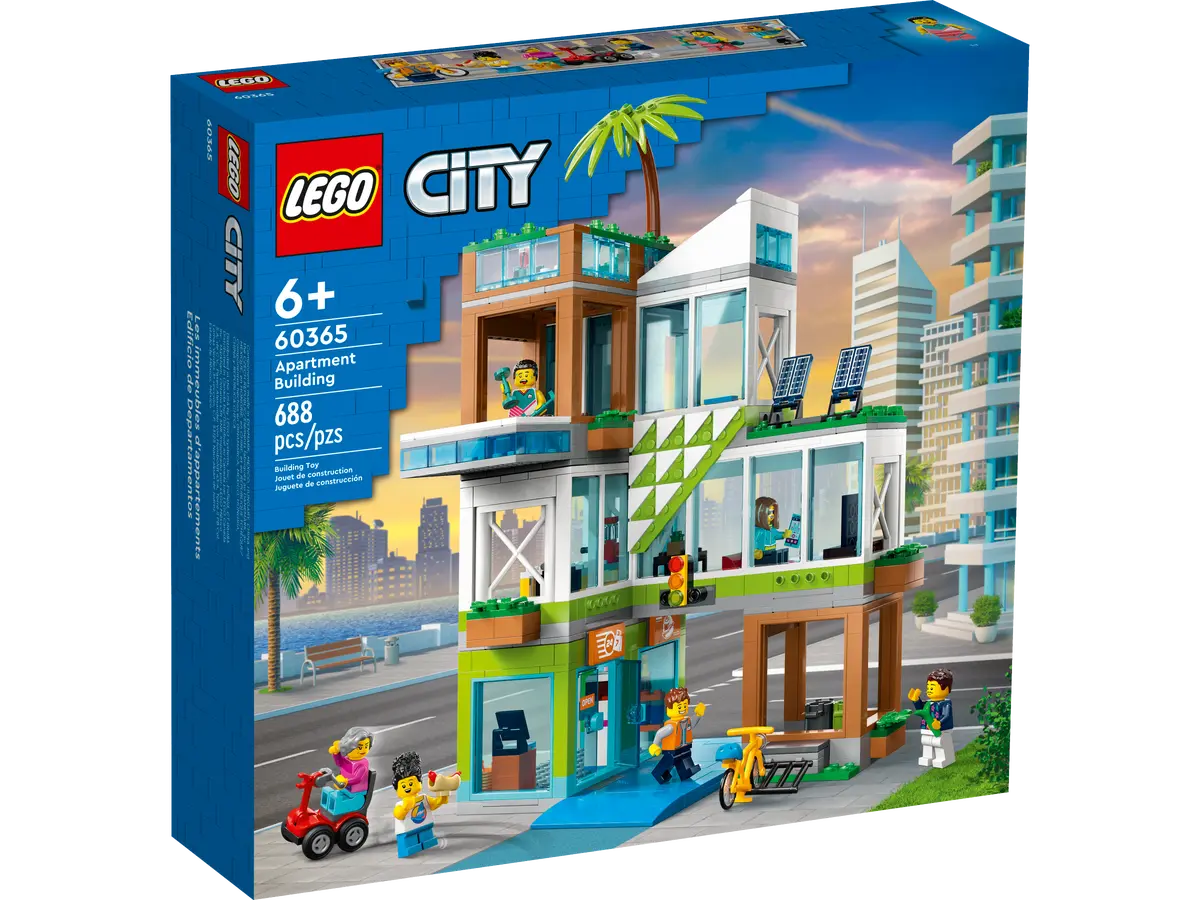 LEGO City 60365 Apartment Building product image 1, provided for visual reference and product detail review