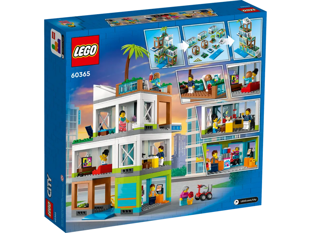 LEGO City 60365 Apartment Building product image 2, provided for visual reference and product detail review