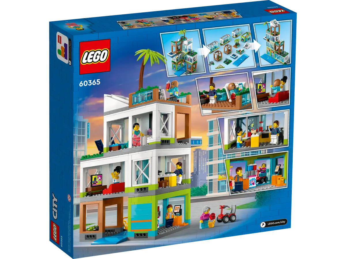 LEGO City 60365 Apartment Building product image 2, provided for visual reference and product detail review